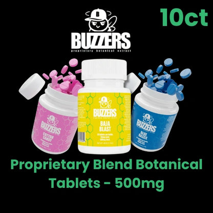 Buzzers - Proprietary Botanical Blend Tablets - 500mg