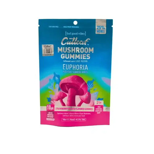 Cutleaf | Euphoria Mushroom Gummies - Sunrise - 1000mg