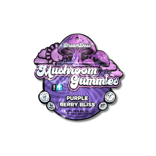 mushroom gummies purple berry bliss