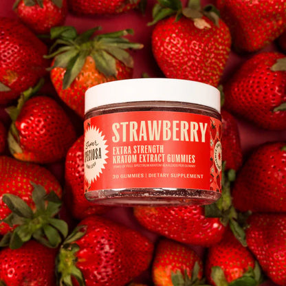 extra strength strawberry gummies with strawberries