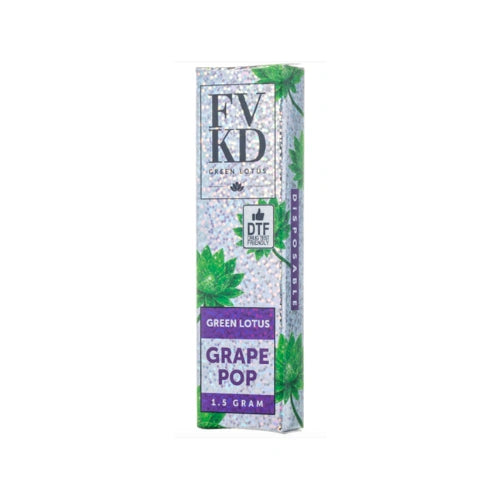 grape pop green lotus vape pen