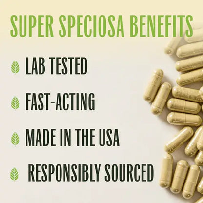 Super Speciosa | Green Bali Kratom Capsules