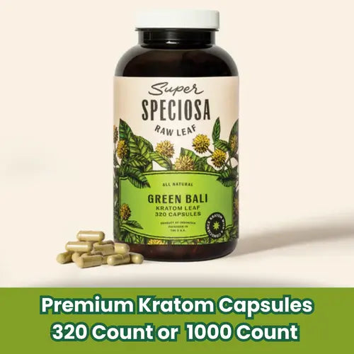 Super Speciosa | Green Bali Kratom Capsules