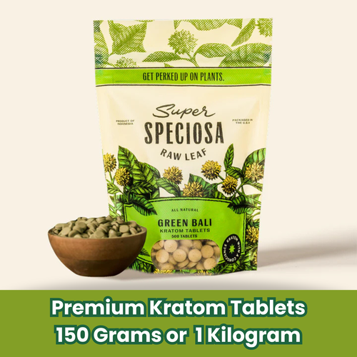 Super Speciosa Green Bali kratom tablets