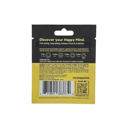 Happy Mind | Cognitive Flow Mushroom Tablets - 10mg