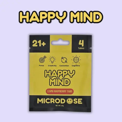 Happy Mind | Cognitive Flow Mushroom Tablets - 10mg