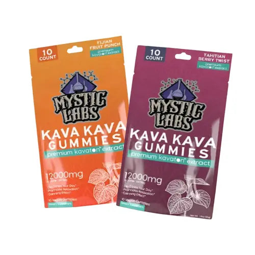 kava gummies - orange pack and purple pack