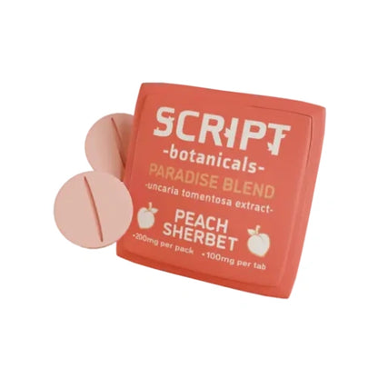 script peach sherbet 