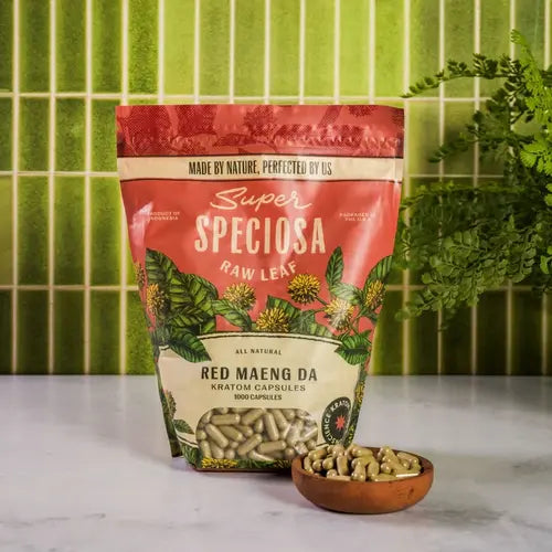 super speciosa red maeng da bag of 1000 capsules