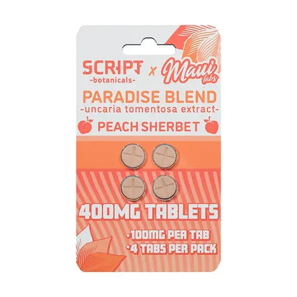 Script Botanicals - Paradise Blend Tablets