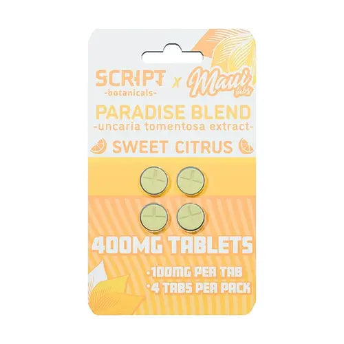 Script Botanicals - Paradise Blend Tablets