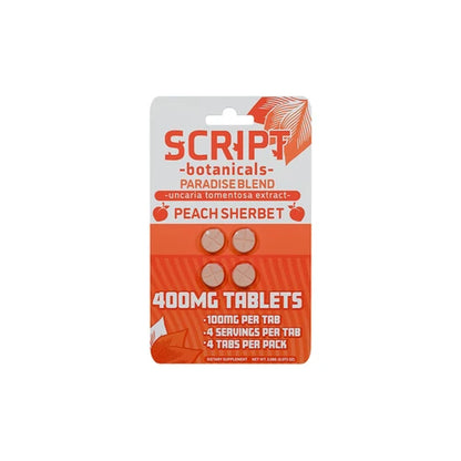 Script Botanicals - Paradise Blend Tablets - 4ct