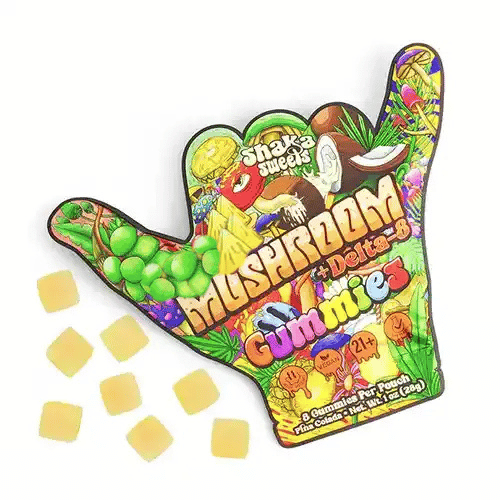 Shaka Sweets | Mushroom Gummies + 800mg Delta-8 THC - Piña Colada