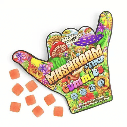 Shaka Sweets | Mushroom Gummies + 40mg THCP - Papaya