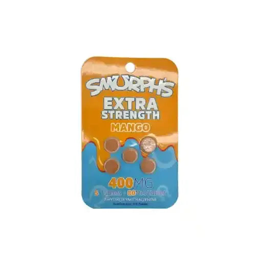 smurphs extra strength 7oh tablets - mango - orange blister pack