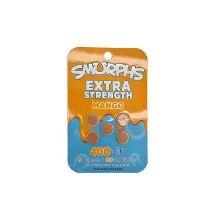 smurphs extra strength 7oh tablets - mango - orange blister pack