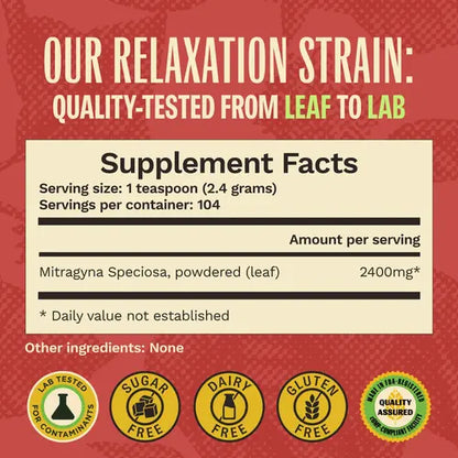 Super Speciosa | Super Red Kratom Powder