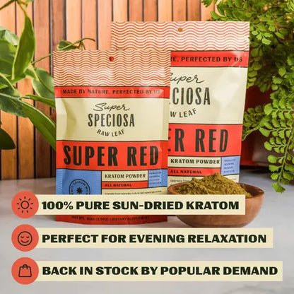Super Speciosa | Super Red Kratom Powder