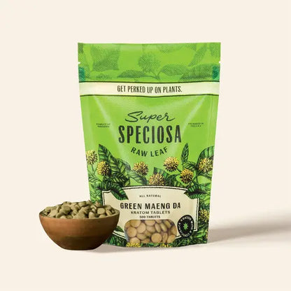 Super Speciosa | Green Maeng Da Kratom Tablets