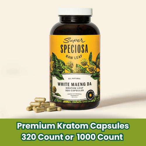 white maeng da capsules 320 count